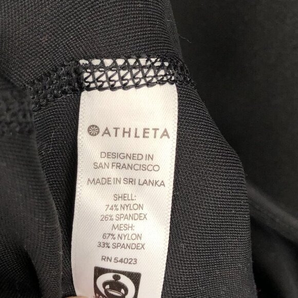 Athleta Womens Up For Anything 7/8 Tight XS Black Athleisure Activewear Workout - Picture 6 of 10